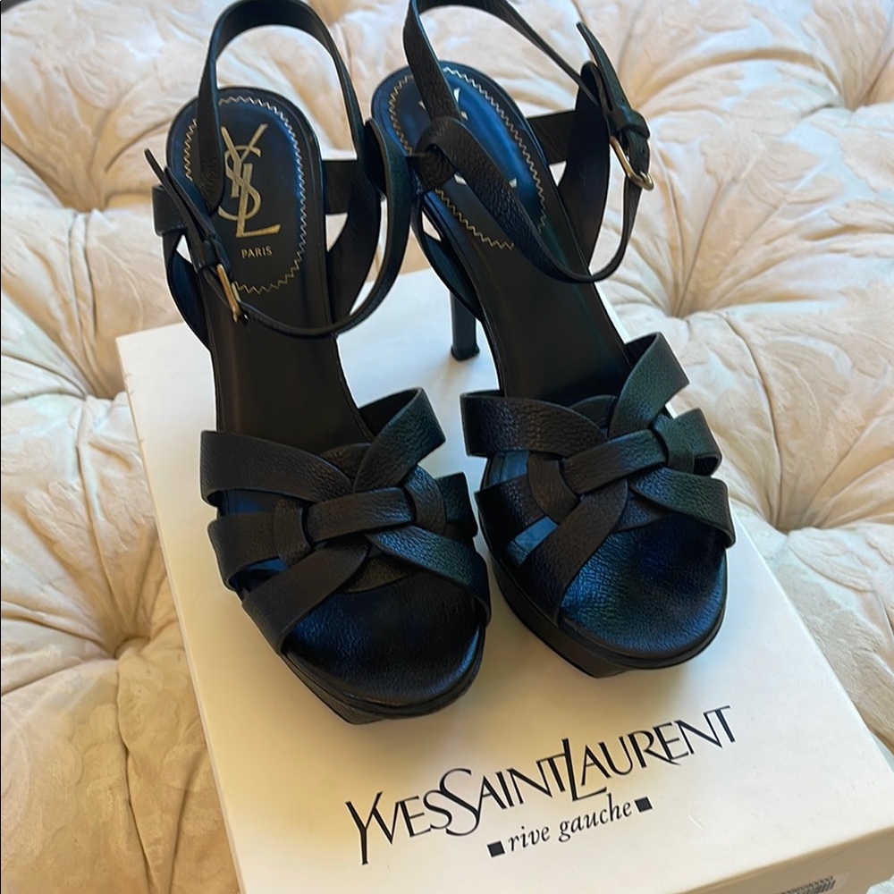Yves Saint Laurent Black Women's Tribute 75 Heels